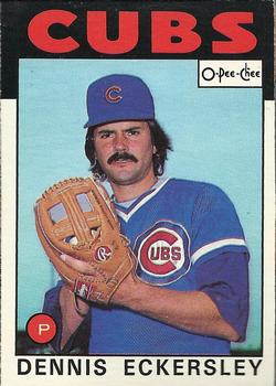 1986 O-Pee-Chee Baseball Cards 199     Dennis Eckersley
